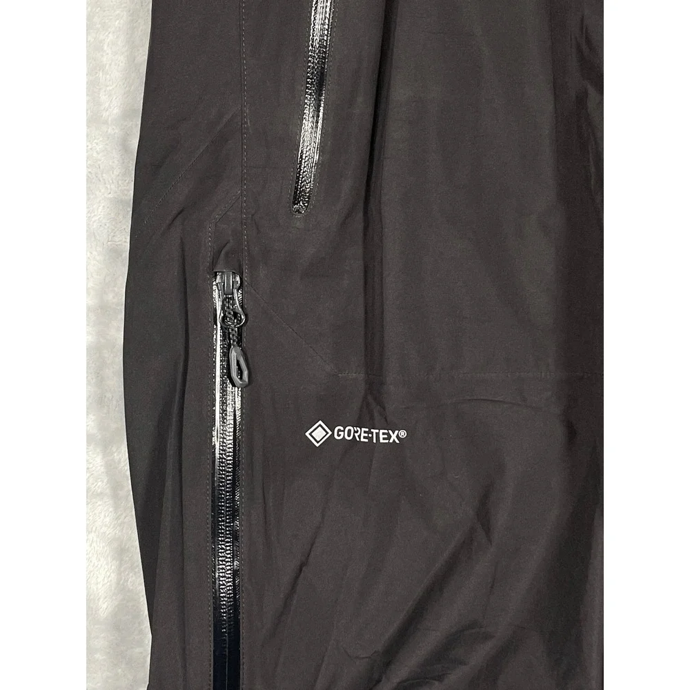 Mammut Gore-Tex Hardshell Pants Mens Large Gray Full Side Zip 1020-12251